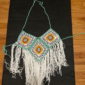 Crochet top. Never worn